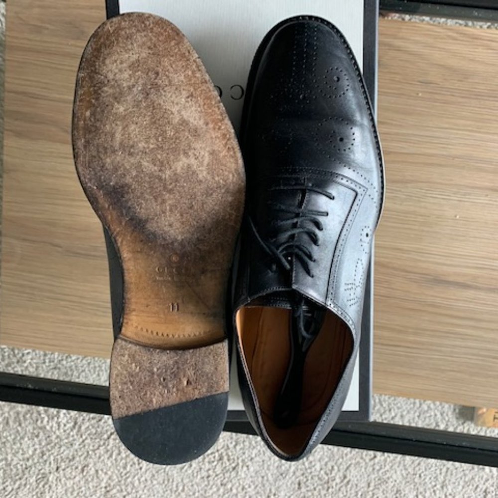 Gucci Men's Lace Up Size 11 - Picture 8 of 10